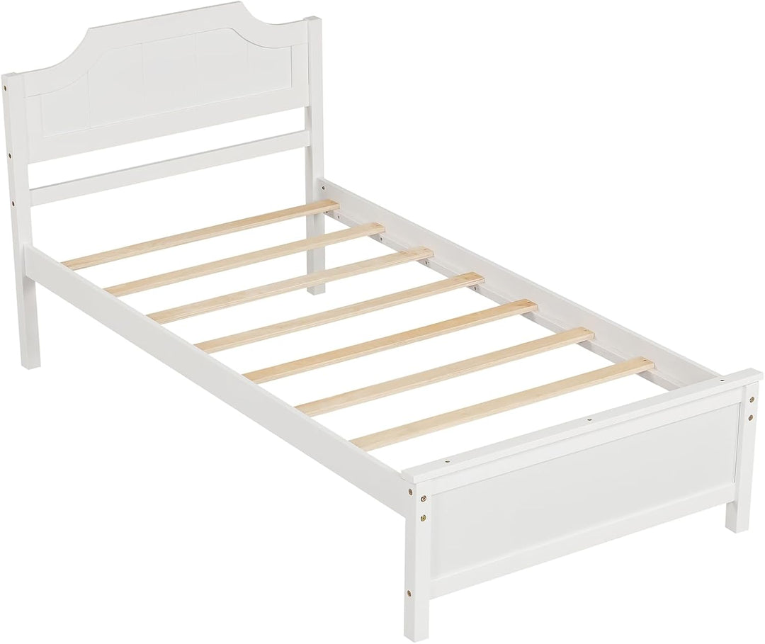 Giantex Queen/Twin/King/Full Size Wooden Bed Frame with Headboard