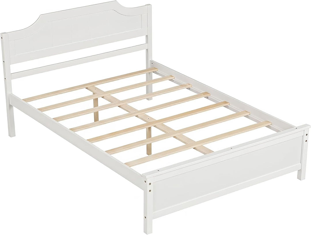 Giantex Queen/Twin/King/Full Size Wooden Bed Frame with Headboard