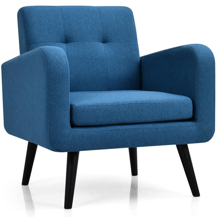 Giantex Mid Century Modern Upholstered Accent Chair
