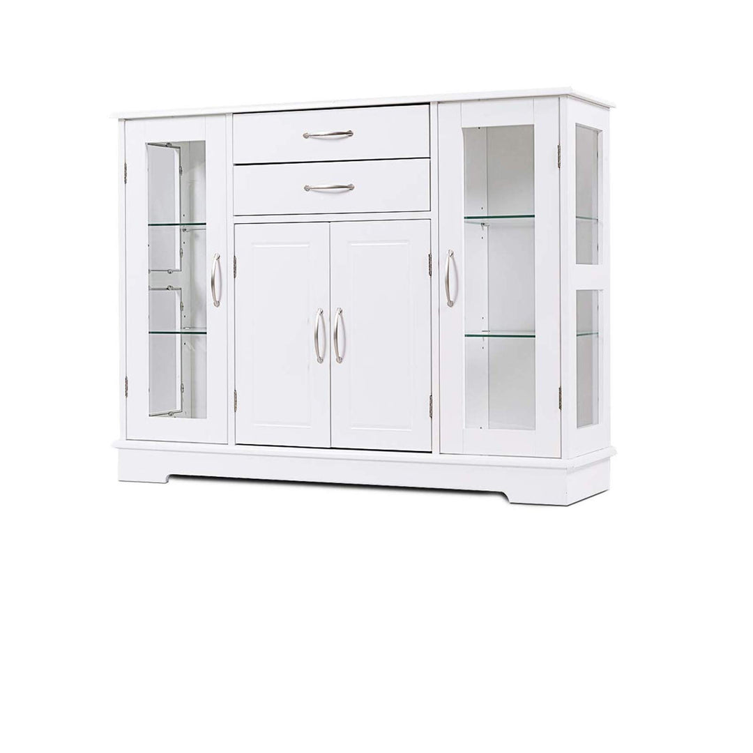 Giantex Sideboard Buffet Server Storage Cabinet W/ 2 Drawers