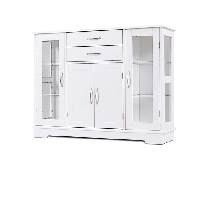Giantex Sideboard Buffet Server Storage Cabinet W/ 2 Drawers
