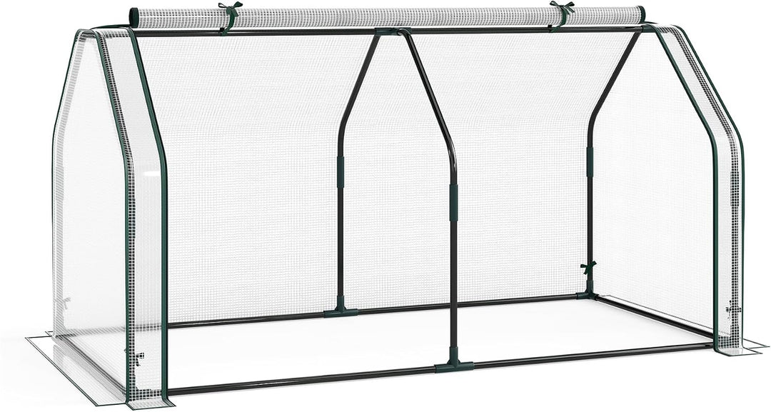 Giantex Mini Portable Greenhouse w/ PE Cover Roll-Up Zipper