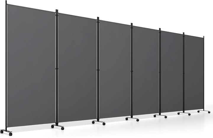 Giantex Folding Room Divider with Wheels