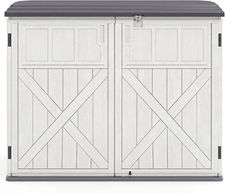 Giantex 20 Cu.Ft Outdoor Storage Cabinet with Adjustable Shelf