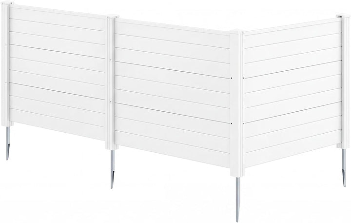 Giantex No-Dig Air Conditioner Fence with Metal Stakes 48&