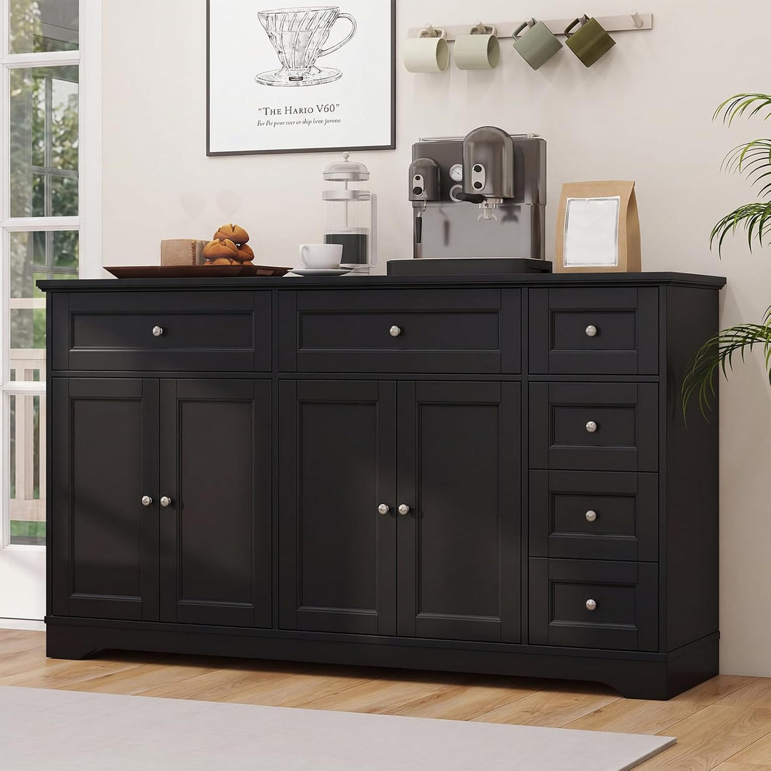 Giantex Large Buffet Cabinet with Storage, 59” Kitchen Cabinet