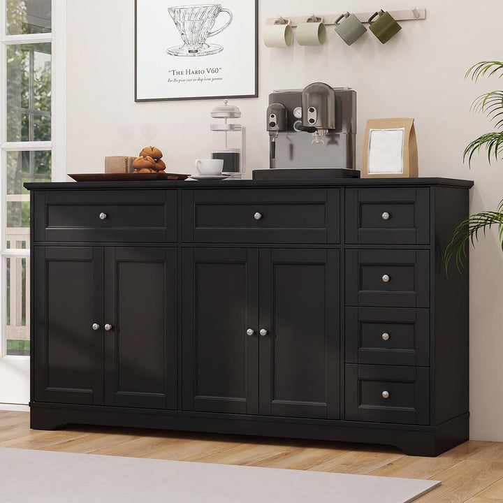 Giantex Large Buffet Cabinet with Storage, 59” Kitchen Cabinet