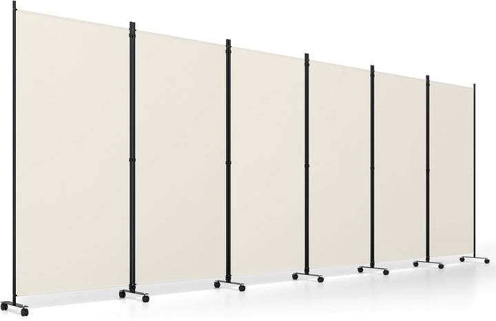 Giantex Folding Room Divider with Wheels