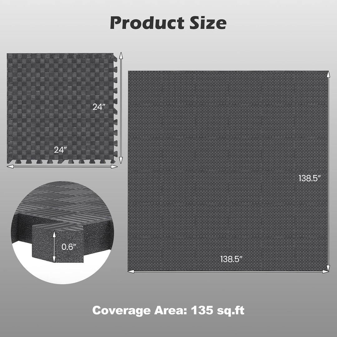 Giantex 24" x 24" EVA Foam Puzzle Exercise Mat