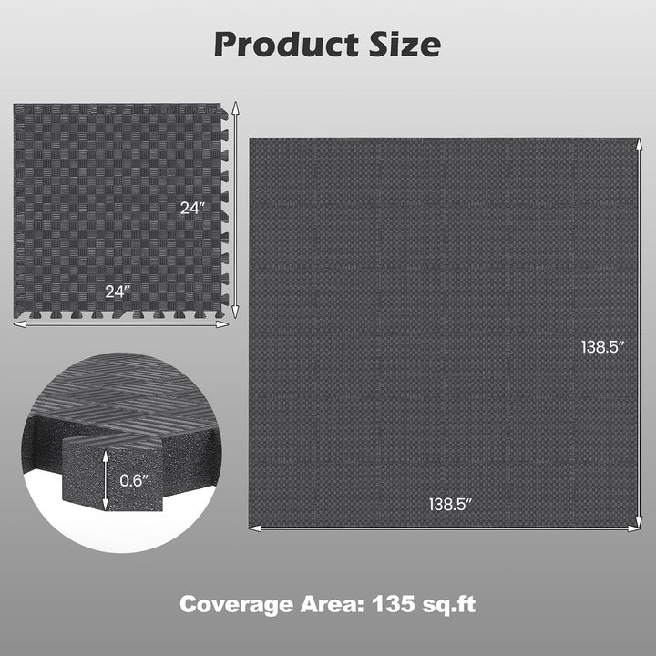 Giantex 24" x 24" EVA Foam Puzzle Exercise Mat