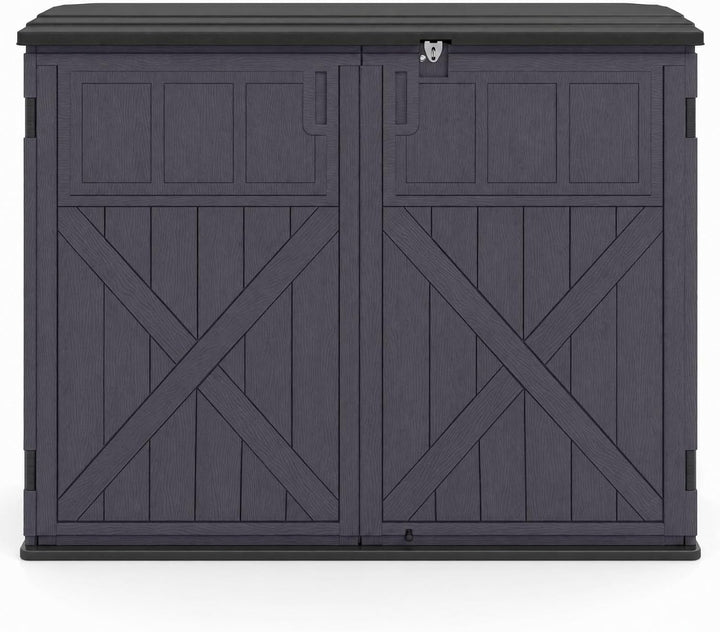 Giantex 20 Cu.Ft Outdoor Storage Cabinet with Adjustable Shelf