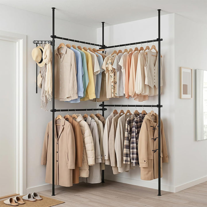 Giantex Floor to Ceiling Clothes Rack