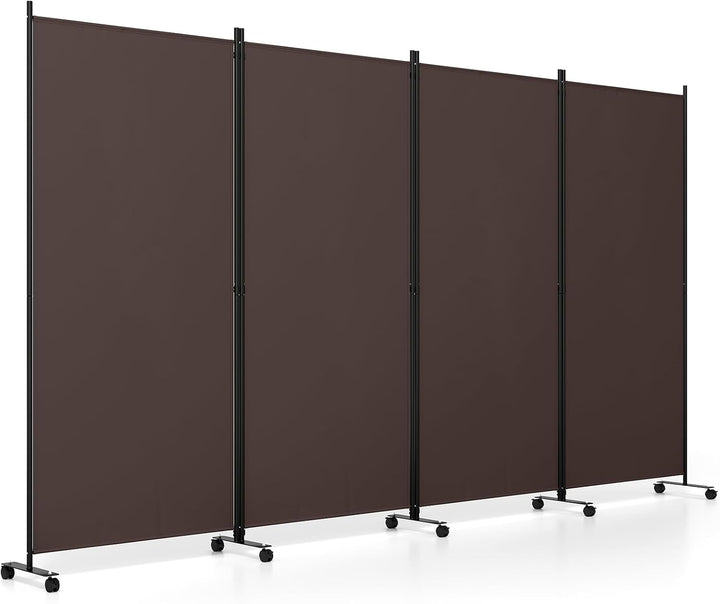 Giantex Folding Room Divider with Wheels