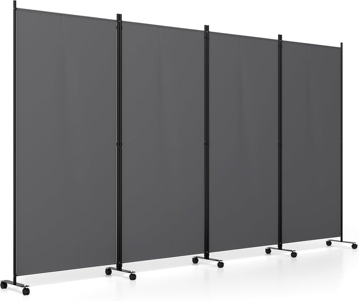 Giantex Folding Room Divider with Wheels