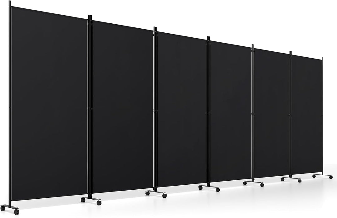 Giantex Folding Room Divider with Wheels