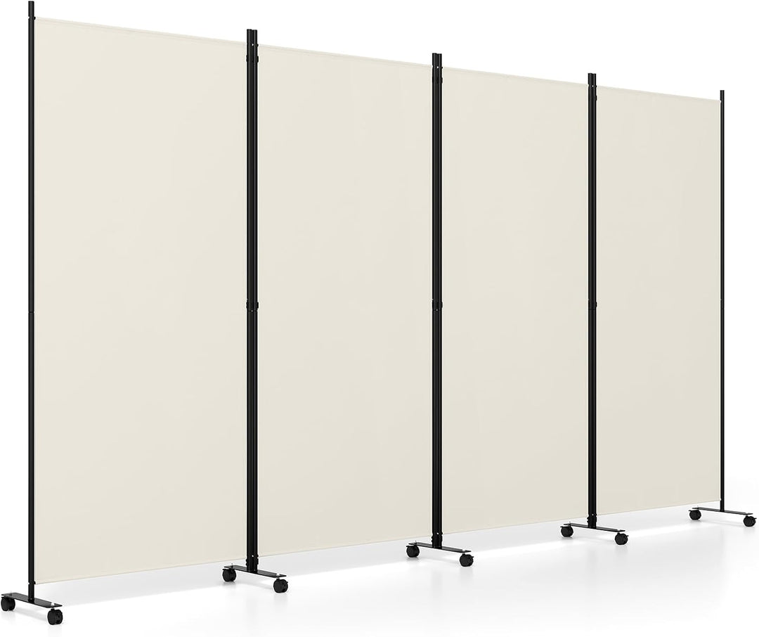 Giantex Folding Room Divider with Wheels