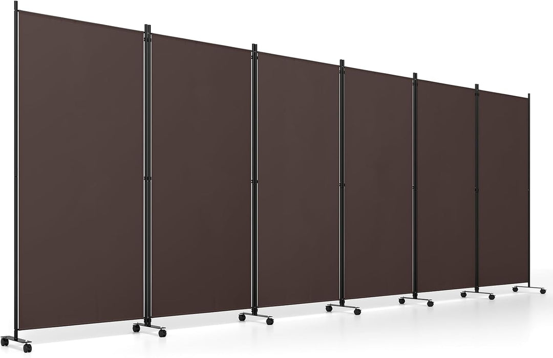 Giantex Folding Room Divider with Wheels