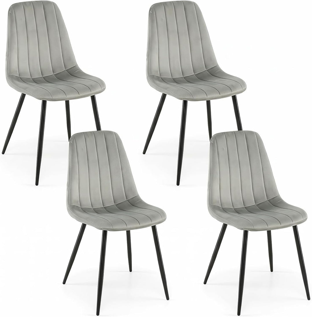 GIANTEX Upholstered Dining Chairs Set of 4