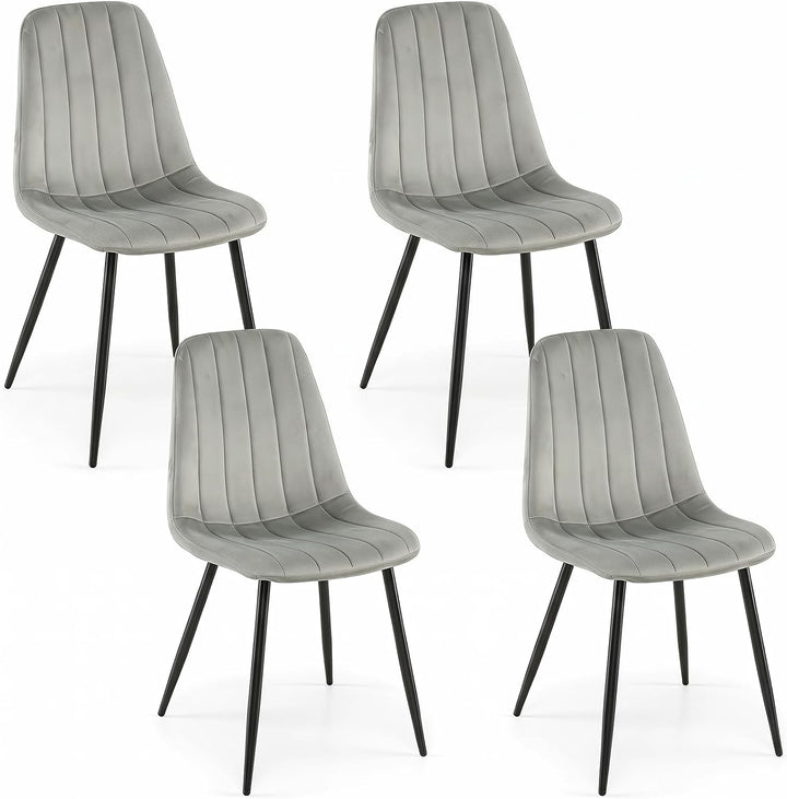 GIANTEX Upholstered Dining Chairs Set of 4
