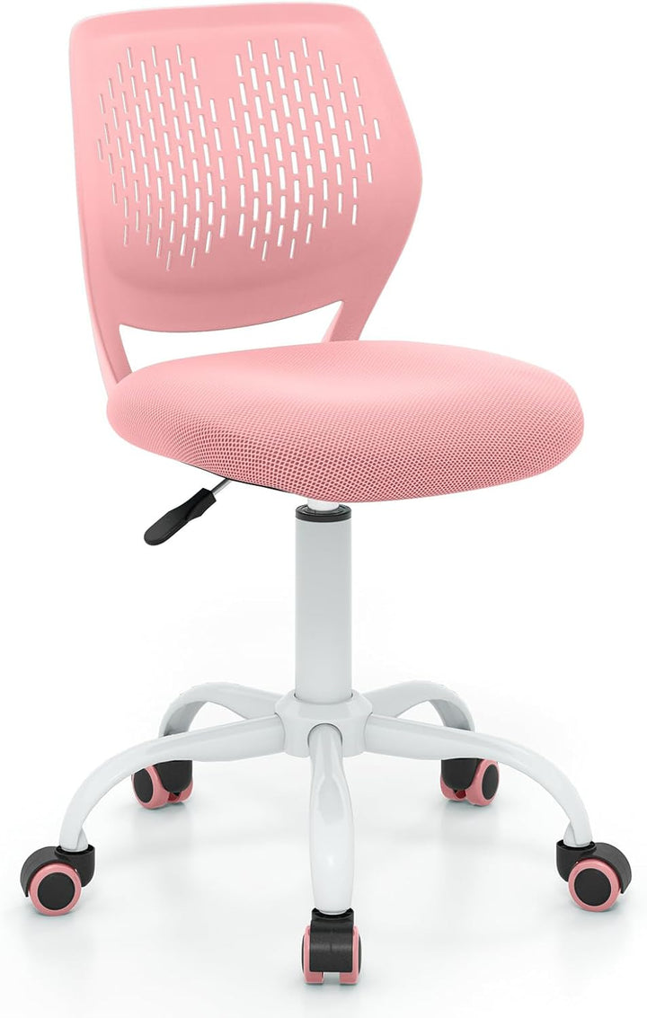 Giantex Kids Desk Chair, Children Armless Study Chair with Adjustable Height, for Girls Boys Teens
