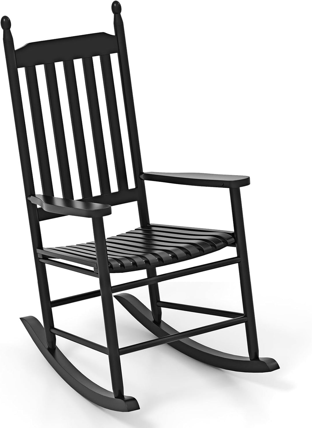 Giantex Outdoor Rocking Chair Set, All Weather Patio Rocker w/Solid Rocking Base &amp; High-Back