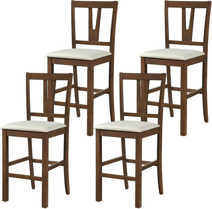 GIANTEX 24" Counter Height Mid-Century Bar Stools