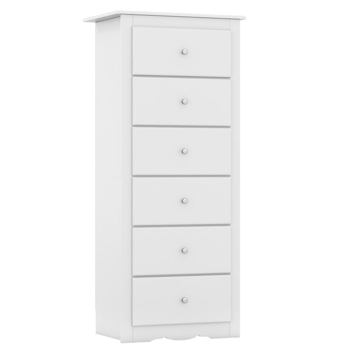 Giantex 6-Drawer Dresser, Tall Chest of Drawers for Bedroom