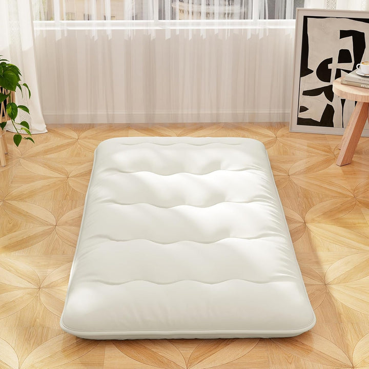 Giantex Japanese Floor Mattress, 4 Inch Futon Mattress with Washable Cover &amp; Storage Bag