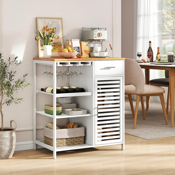 Giantex Kitchen Island with Storage Cabinet