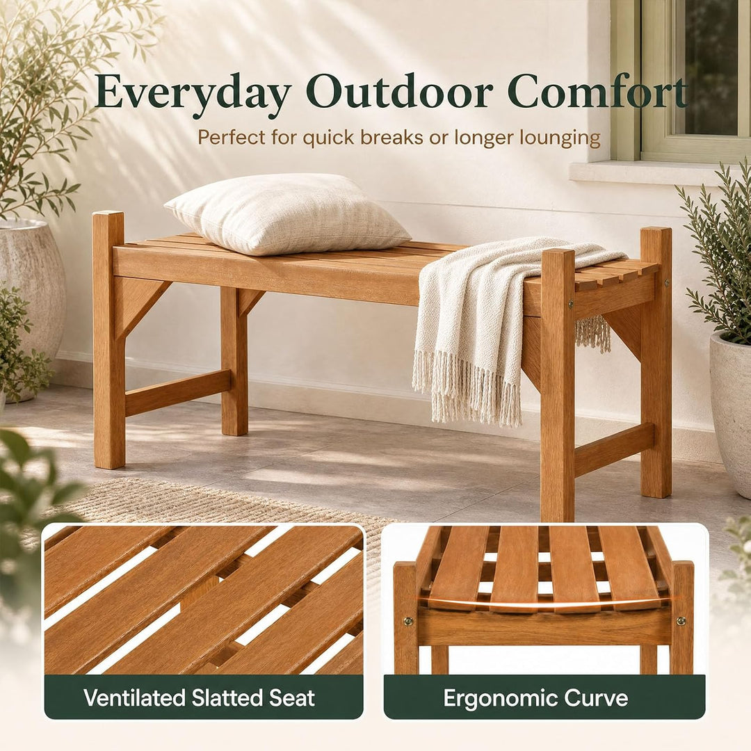 Giantex 40" Outdoor Bench