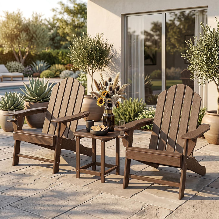 Giantex 18” Side Table Outdoor Small Patio Table Adirondack Table