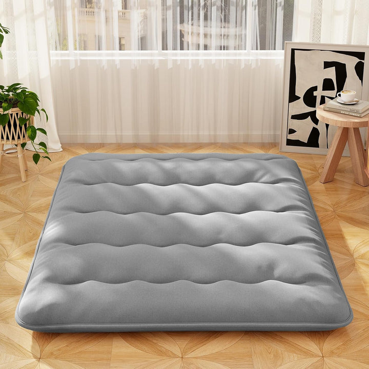 Giantex Japanese Floor Mattress, 4 Inch Futon Mattress with Washable Cover &amp; Storage Bag