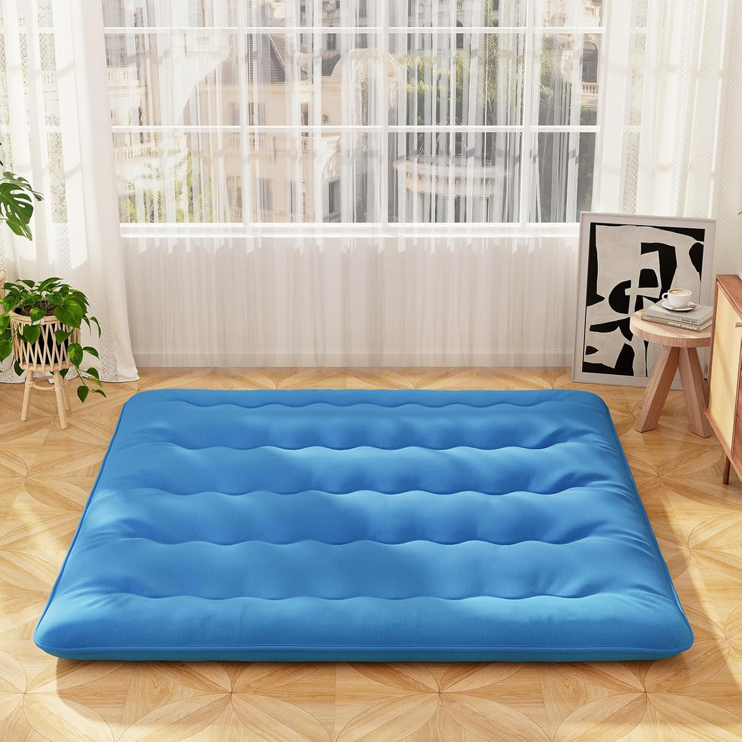 Giantex Japanese Floor Mattress, 4 Inch Futon Mattress with Washable Cover &amp; Storage Bag