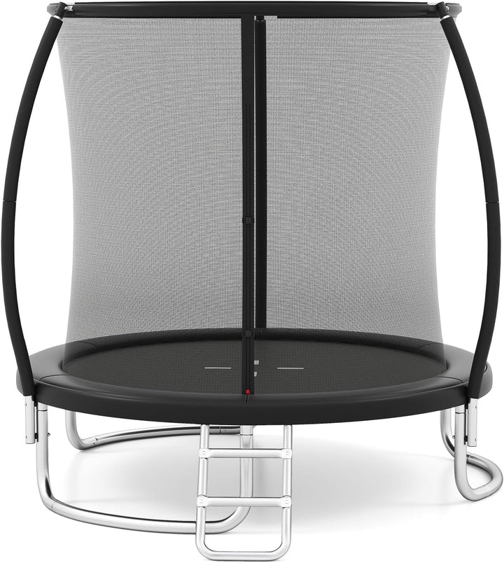 Giantex Outdoor Trampoline 8‑12FT ASTM Approved w Net Ladder Seamless for Kids Adults