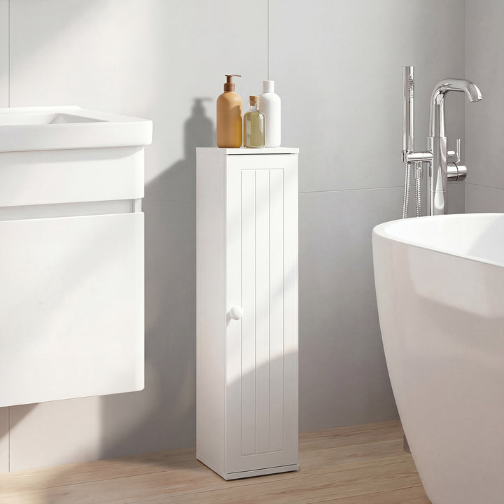 Giantex Small Bathroom Storage Cabinet with Door and Removable Shelves
