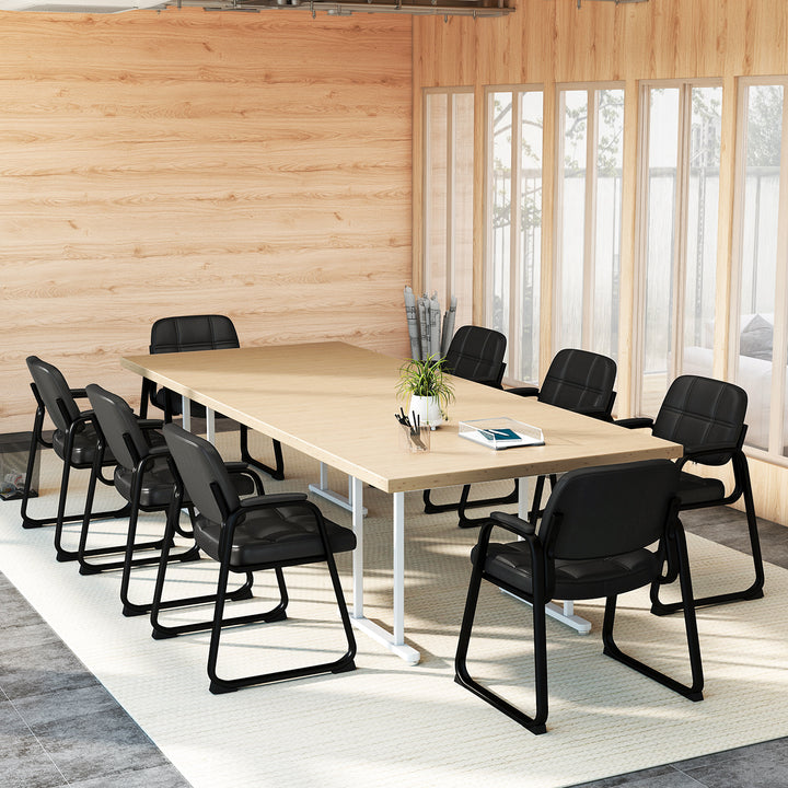 Giantex Set of 2/4/6/8/10/12 Guest Chair, Ergonomic Reception Chair