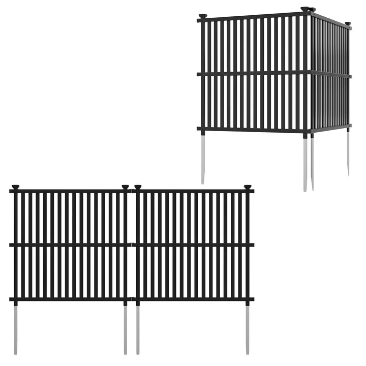 Giantex Air Conditioner Fence 2/4 Panels - 45&