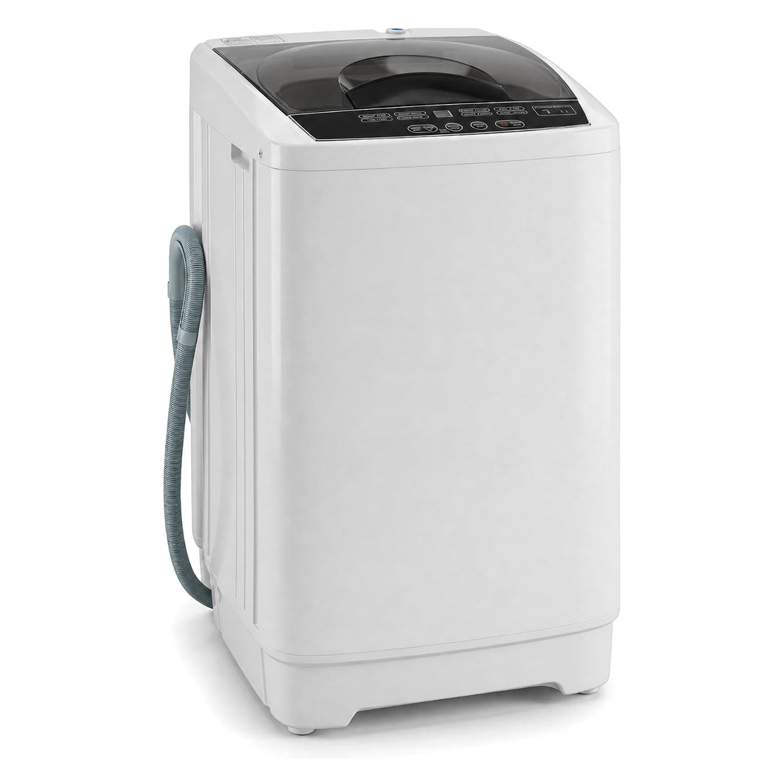 Giantex 9.93LBS Portable Washing Machine | Top Load Full-Automatic with 6 Water Level &amp; 8 Cycle