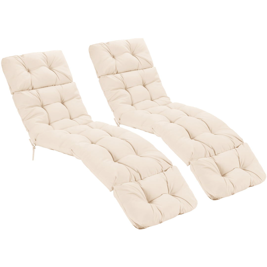 Giantex Set of 1/2/4 Lounge Chair Cushion(73X22X4 Inch)