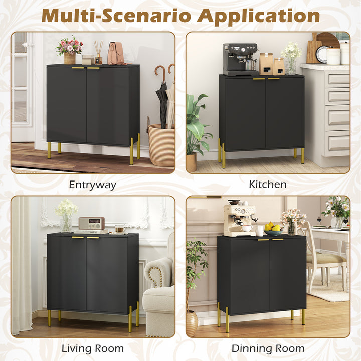 Giantex Buffet Cabinet with Storage, 2-Door Kitchen Sideboard with Storage Cabinet