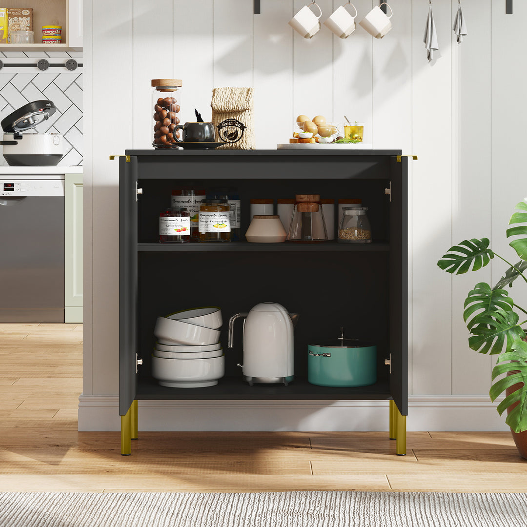 Giantex Buffet Cabinet with Storage, 2-Door Kitchen Sideboard with Storage Cabinet