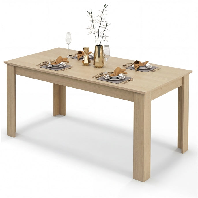Giantex 63 Inch Rectangular Modern Dining Kitchen Table for 6 People