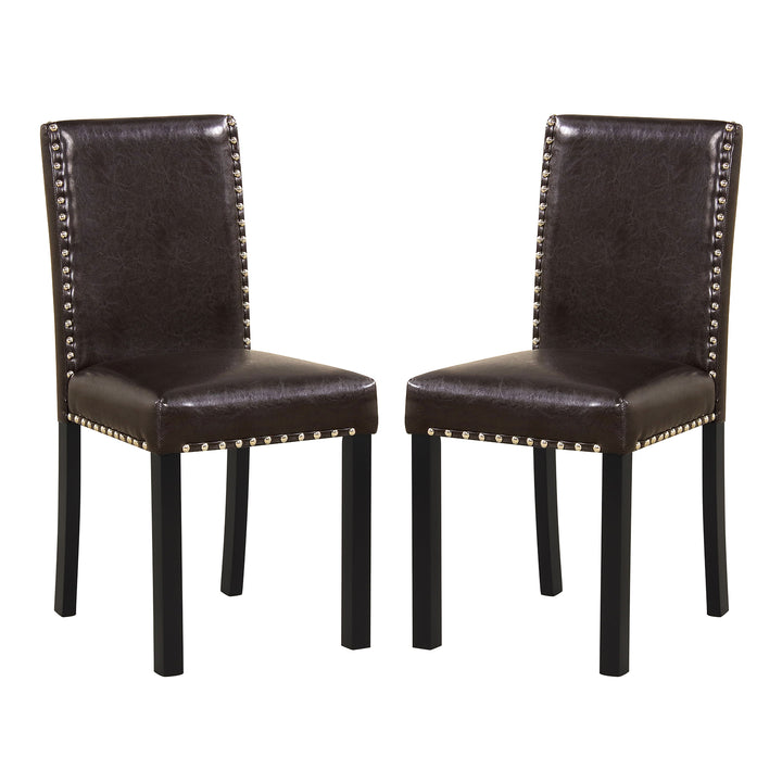 Giantex Dining Chairs Set of 2/4 with Solid Rubber &amp; Bent Wood Legs