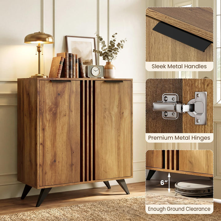 Giantex Shoe Storage Cabinet with 2 Doors