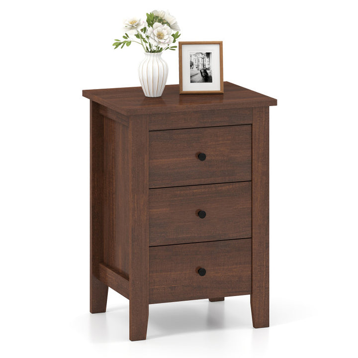 Giantex Suitable for Bedroom Bedsides Table Accent Table End Table