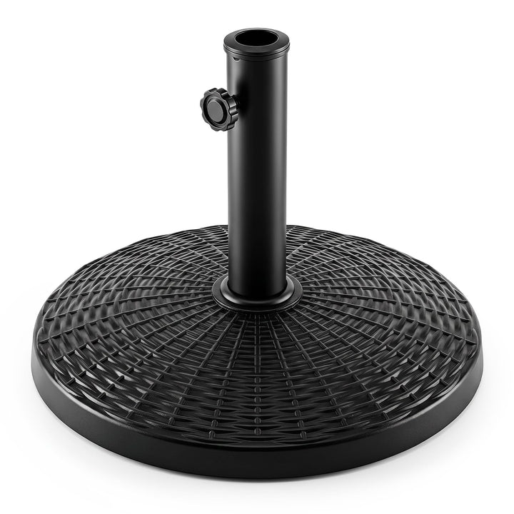 22 LBS Patio Umbrella Base, 18 Inch Round Outdoor Umbrella Stand