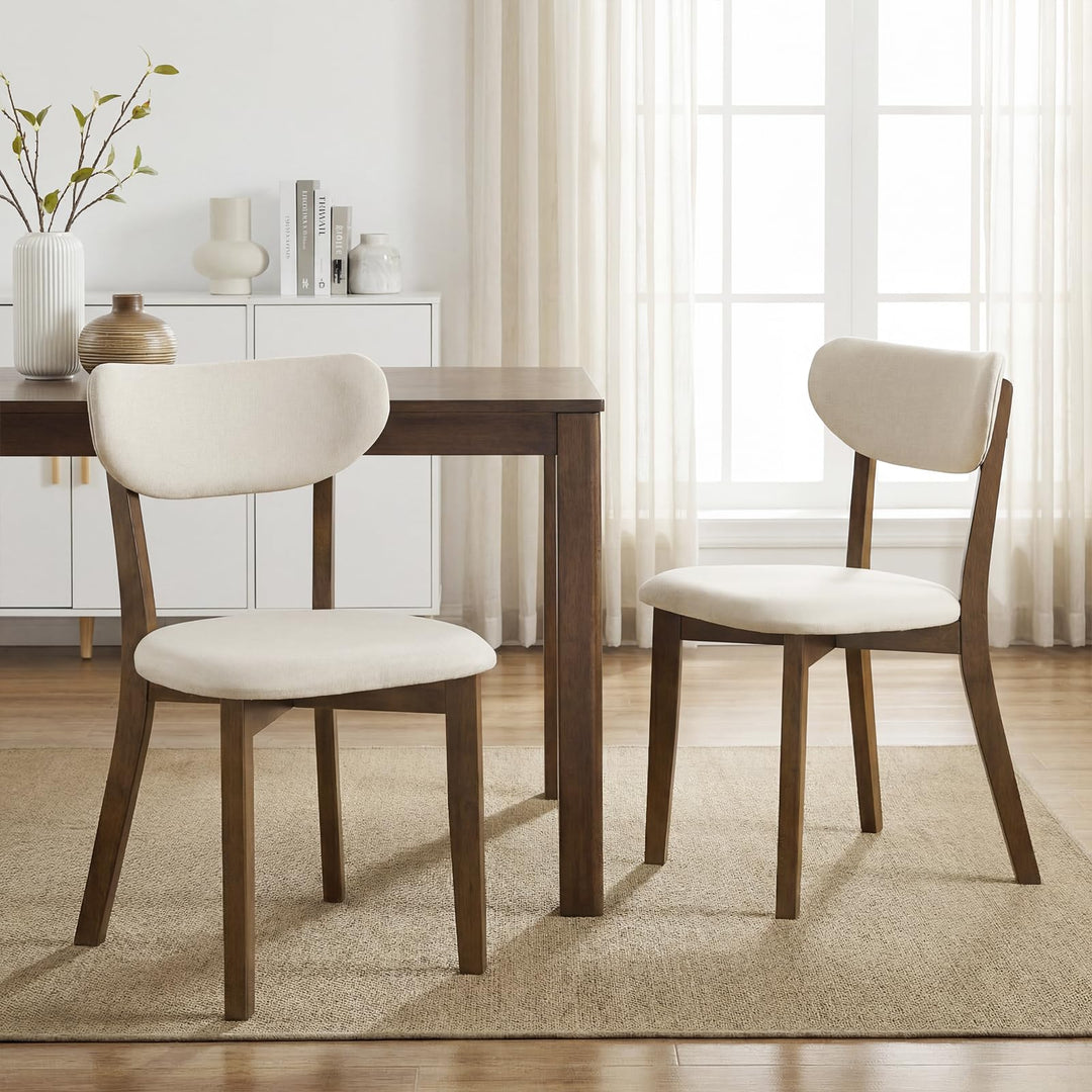 Giantex Wooded Dining Chairs Set of 2/4 for Living Room Restaurant