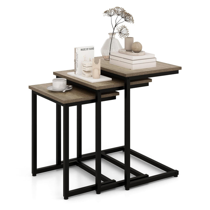 Giantex Nesting Coffee Table Set of 3