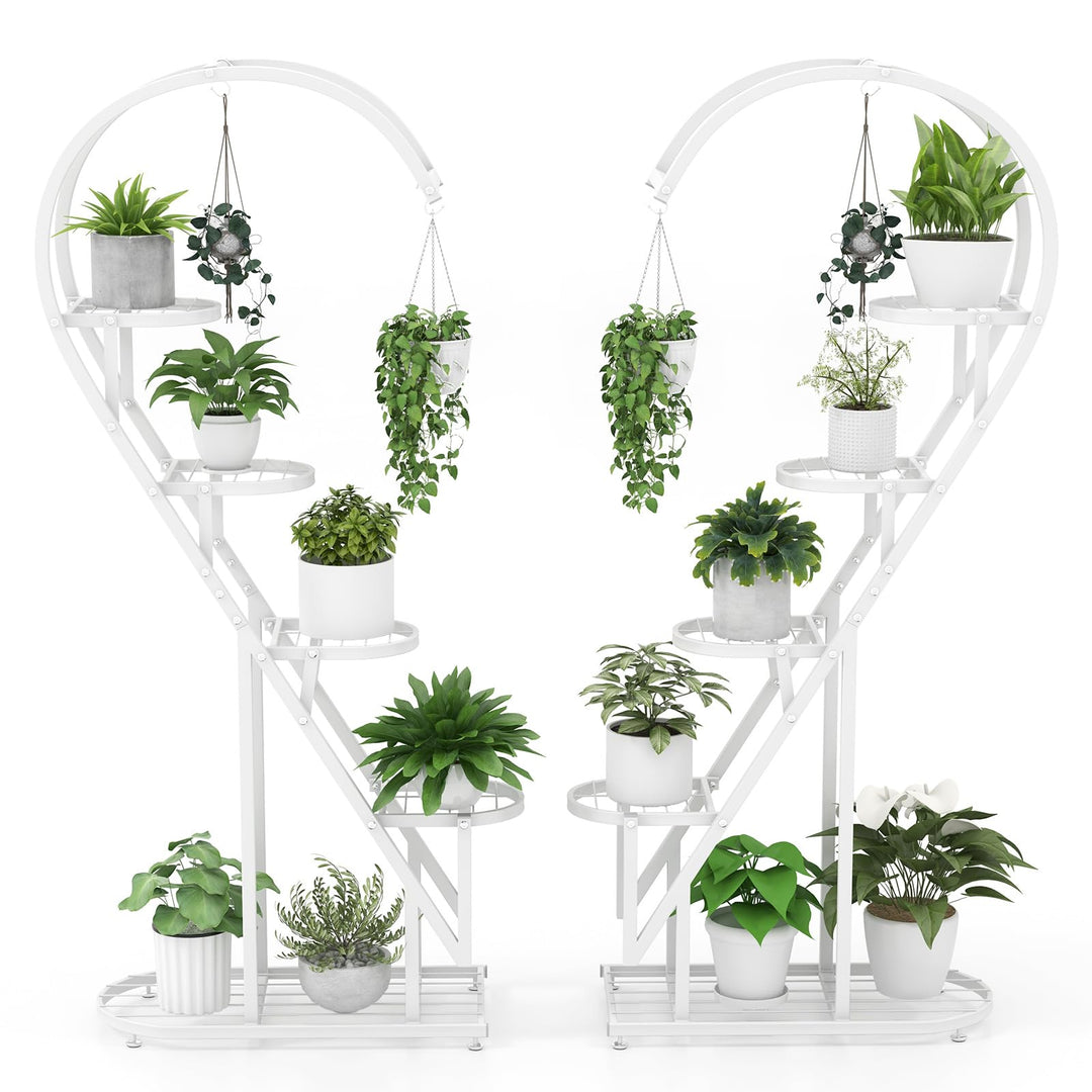 Giantex 5 Tier Metal Plant Stand Indoor