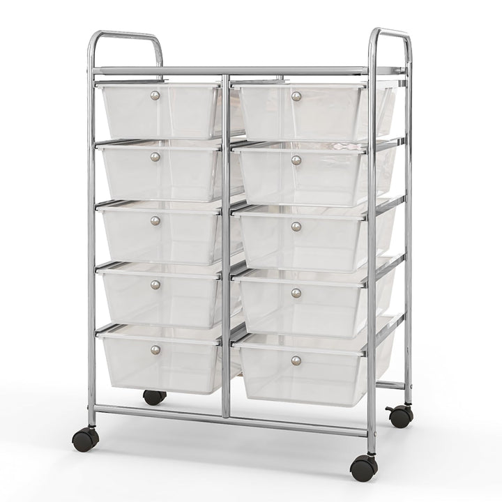 10 Drawers Rolling Cart, Classroom Organizers - Giantex